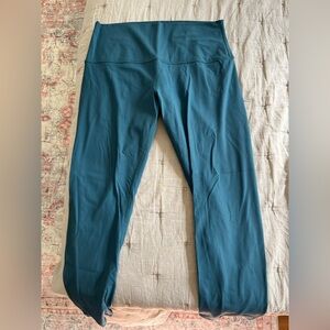 lululemon athletica Teal Ribbed Align Set